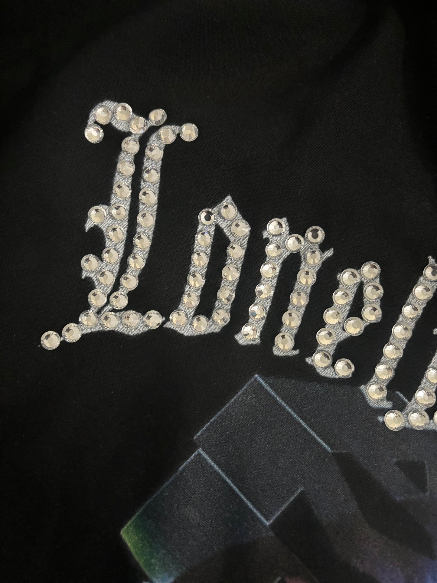 LonelyNights Meek Mill Rhinestone Ambition Hoodie