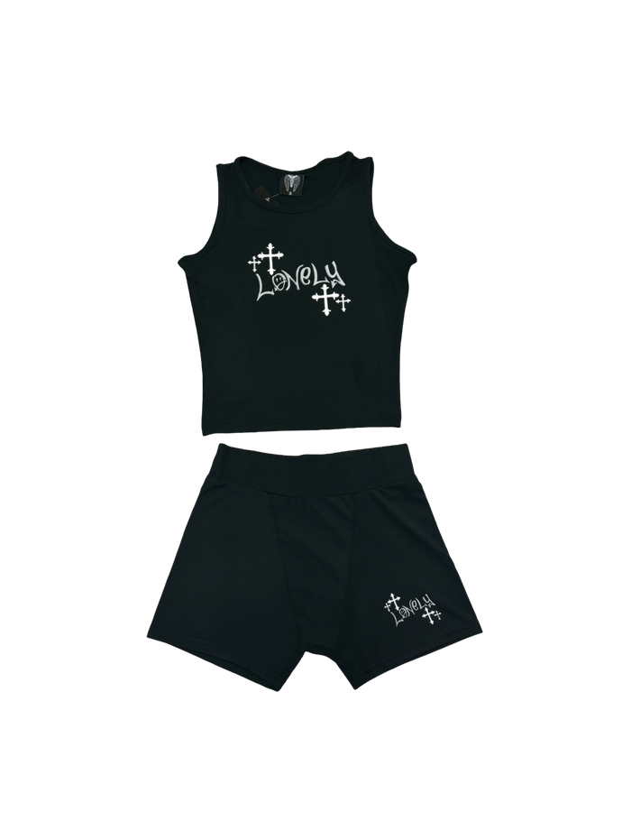 LonelyNights Black&White Two Piece
