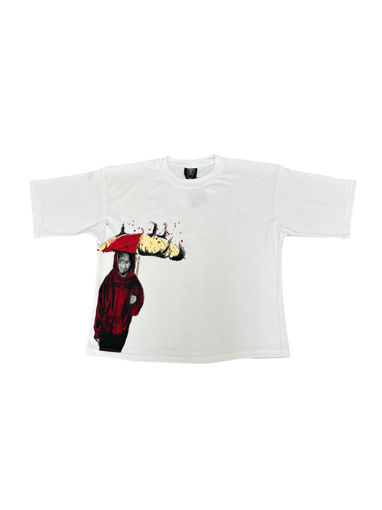 LonelyNights Cropped White&Red Lost Souls
