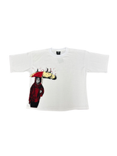 Load image into Gallery viewer, LonelyNights Cropped White&amp;Red Lost Souls
