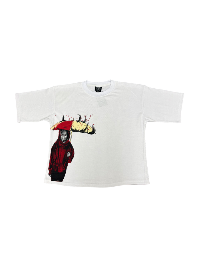LonelyNights Cropped White&Red Lost Souls