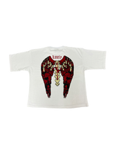 Load image into Gallery viewer, LonelyNights Cropped White&amp;Red Lost Souls

