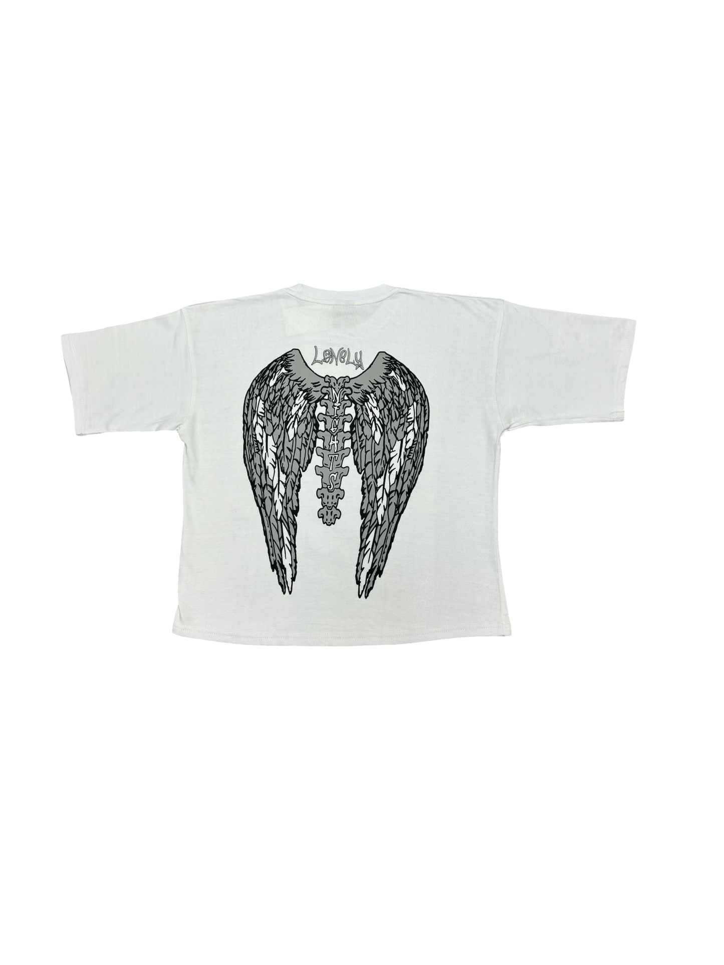LonelyNights Skeleton Cropped Shirt