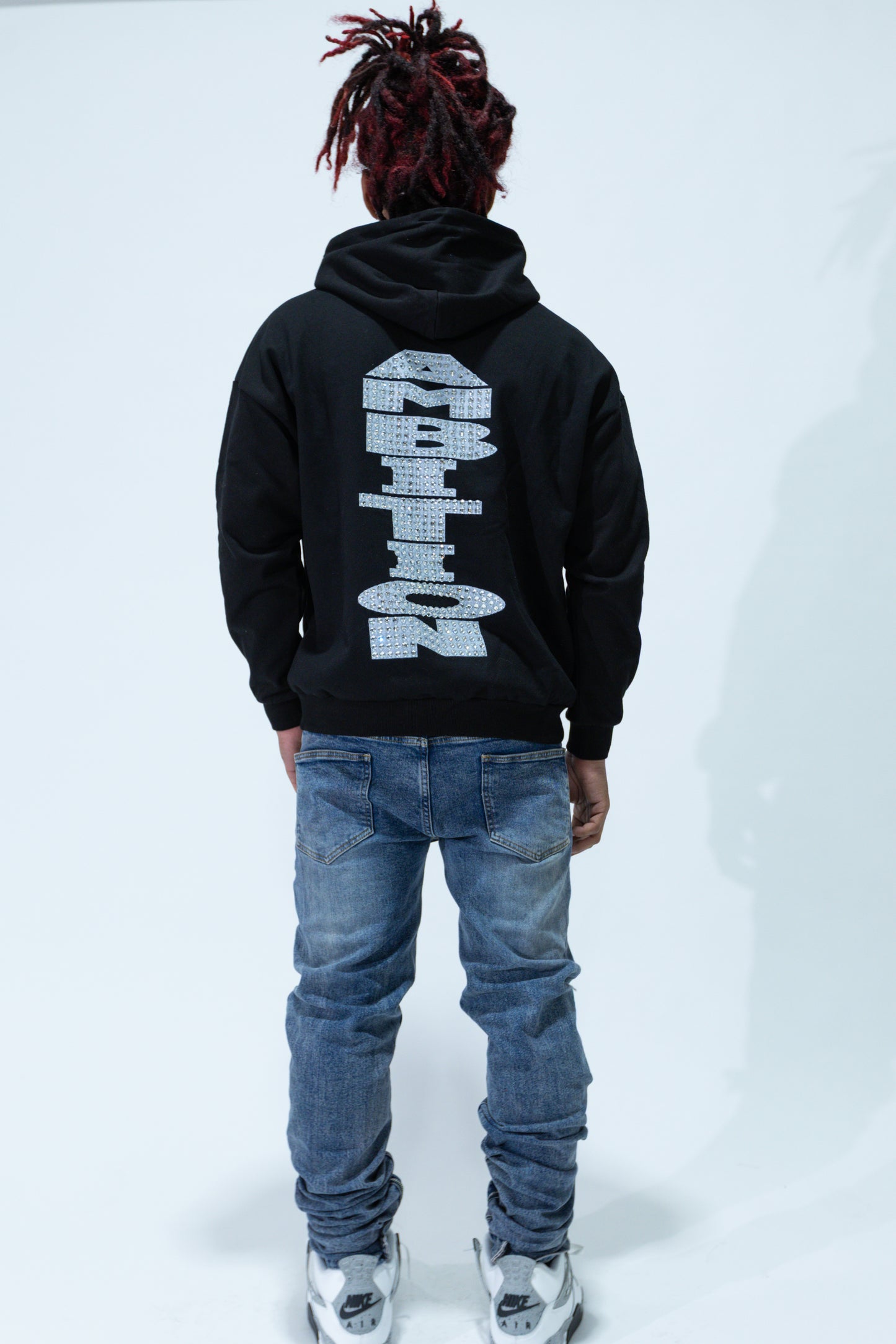 LonelyNights Rhinestone Ambition Hoodie