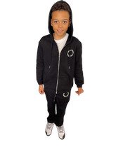 Load image into Gallery viewer, Black &amp; White Kids Sweatsuit
