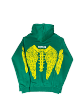 Load image into Gallery viewer, LonelyNights Green&amp;Yellow hoodie
