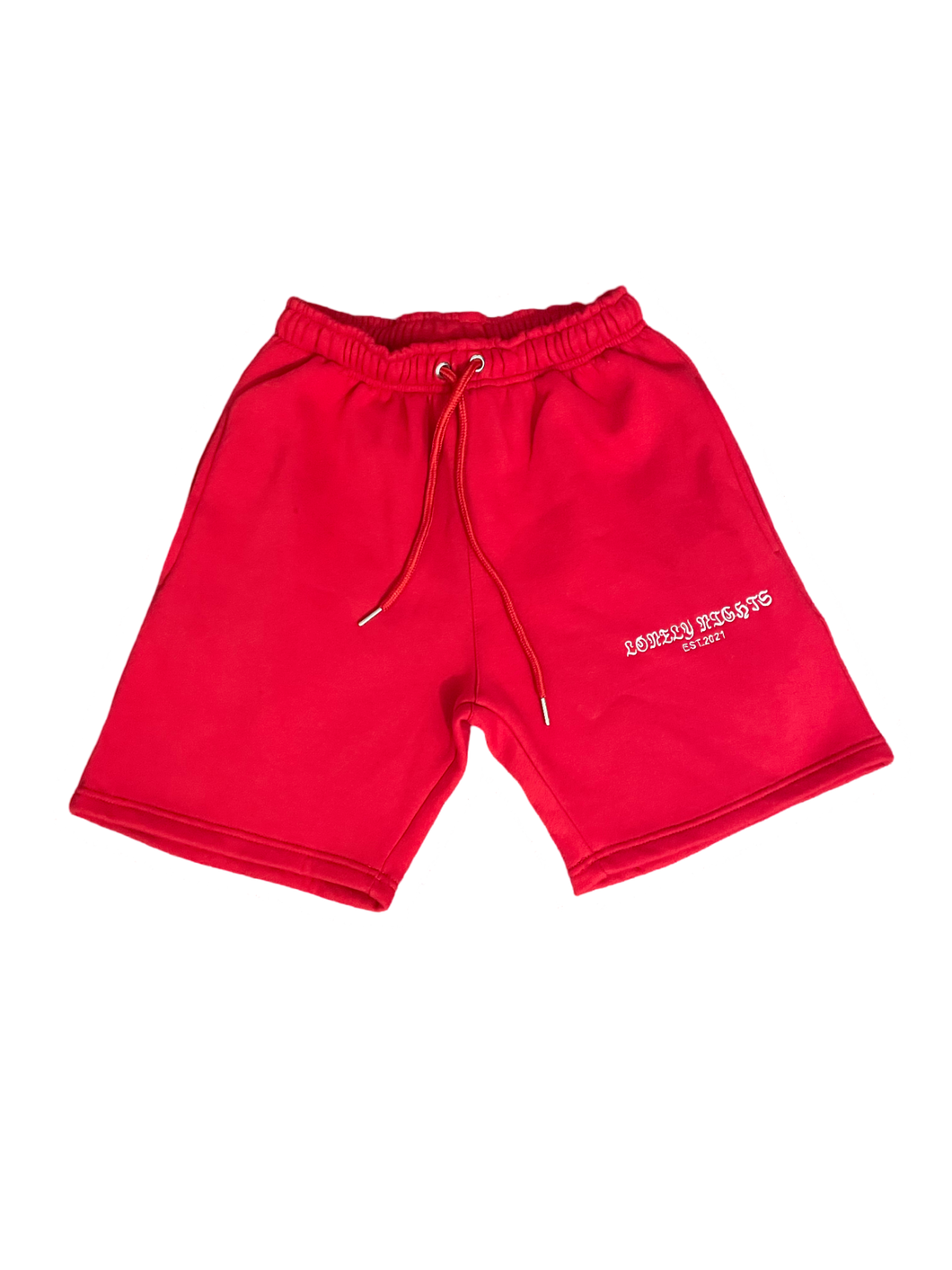 Red&White LonelyNights EST 2021 Shorts