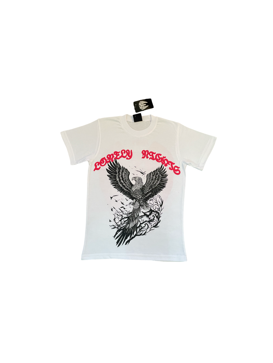 White&Red LonelyNights Eagle Shirt