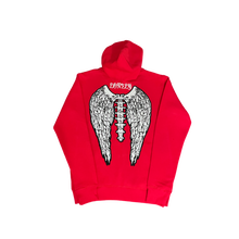 Load image into Gallery viewer, Red LonelyNights EST. 2021 hoodie
