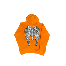 Load image into Gallery viewer, Orange LonelyNights EST. 2021 hoodie
