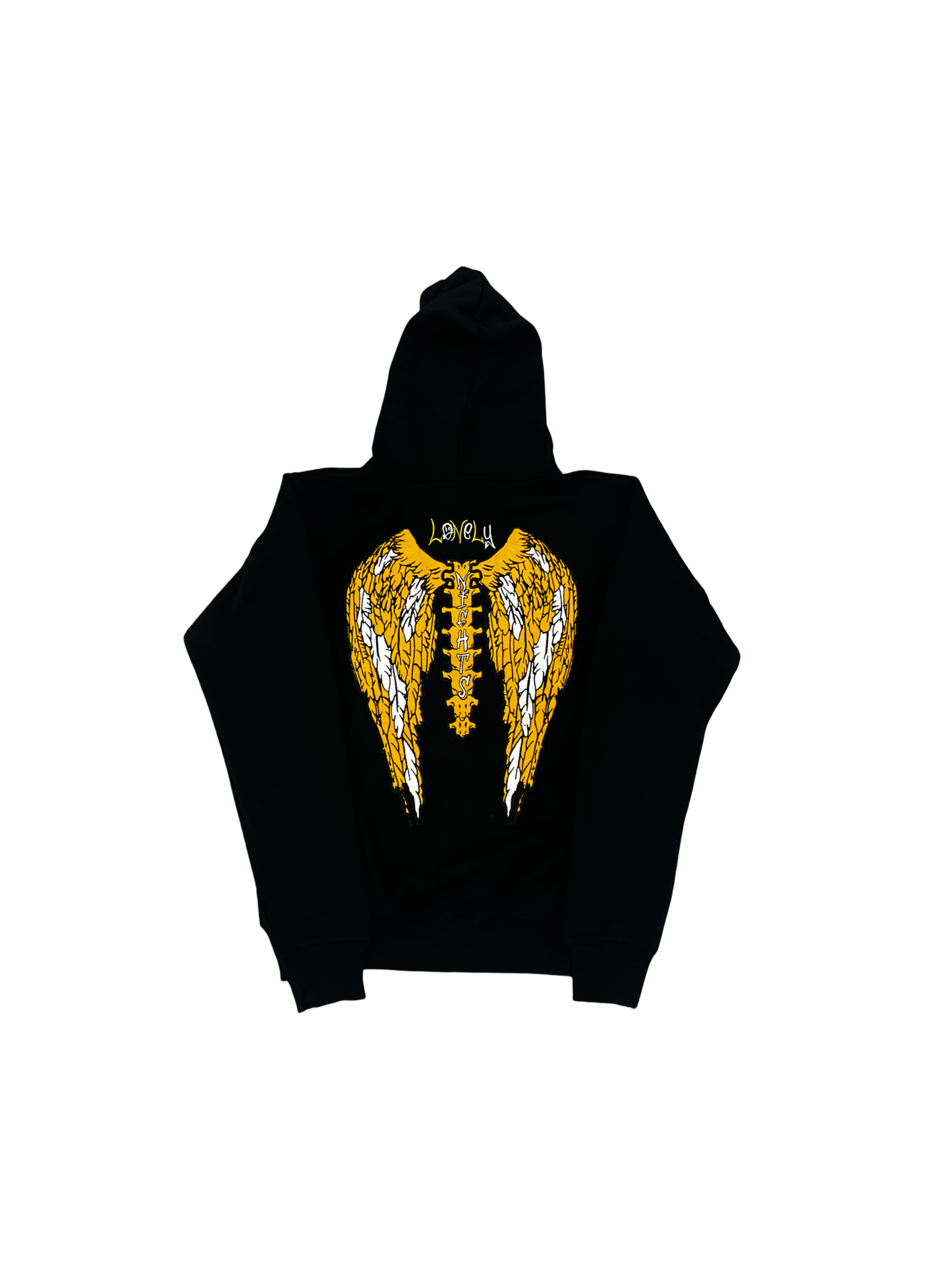 LonelyNights Black&Yellow Hoodie