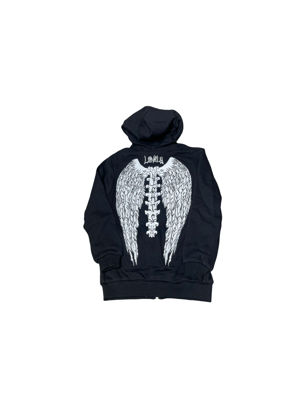 Lonelynights Kids black and White sweatsuit